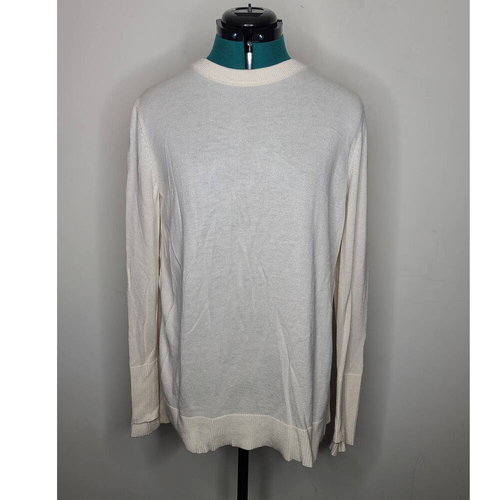 Lululemon cream still at ease open back sweater - no tag - medium?
